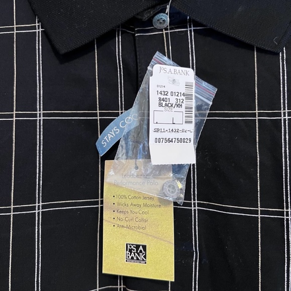 JoS. A. Bank Leadbetter Golf Polo Pullover NWT - Picture 6 of 6